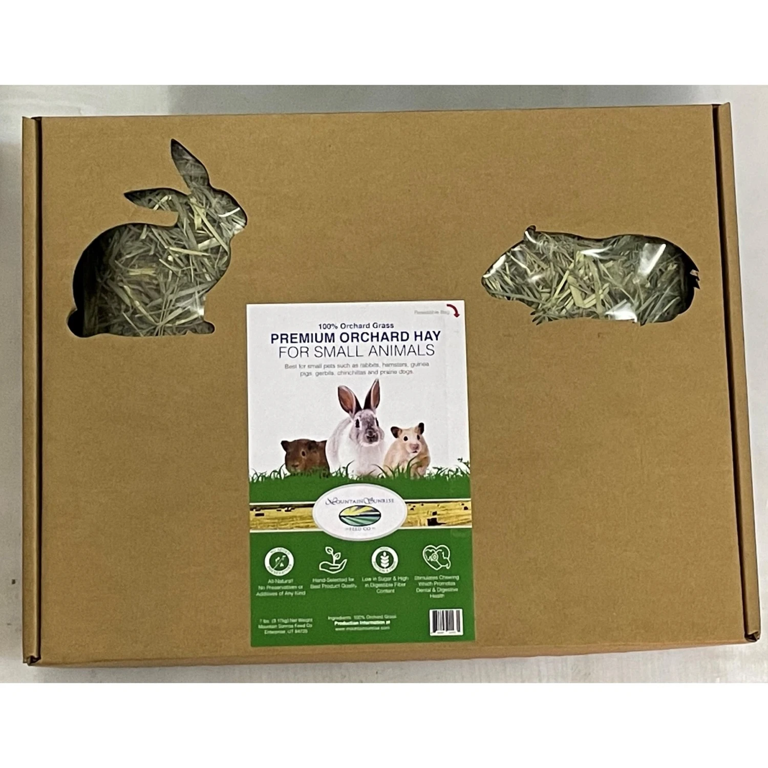 Mountain Sunrise Feed Orchard Grass Small Pet Food, 7-lb Bag 2 Mountain Sunrise Feed Orchard Grass Small Pet Food, 7-lb Bag - Image 2