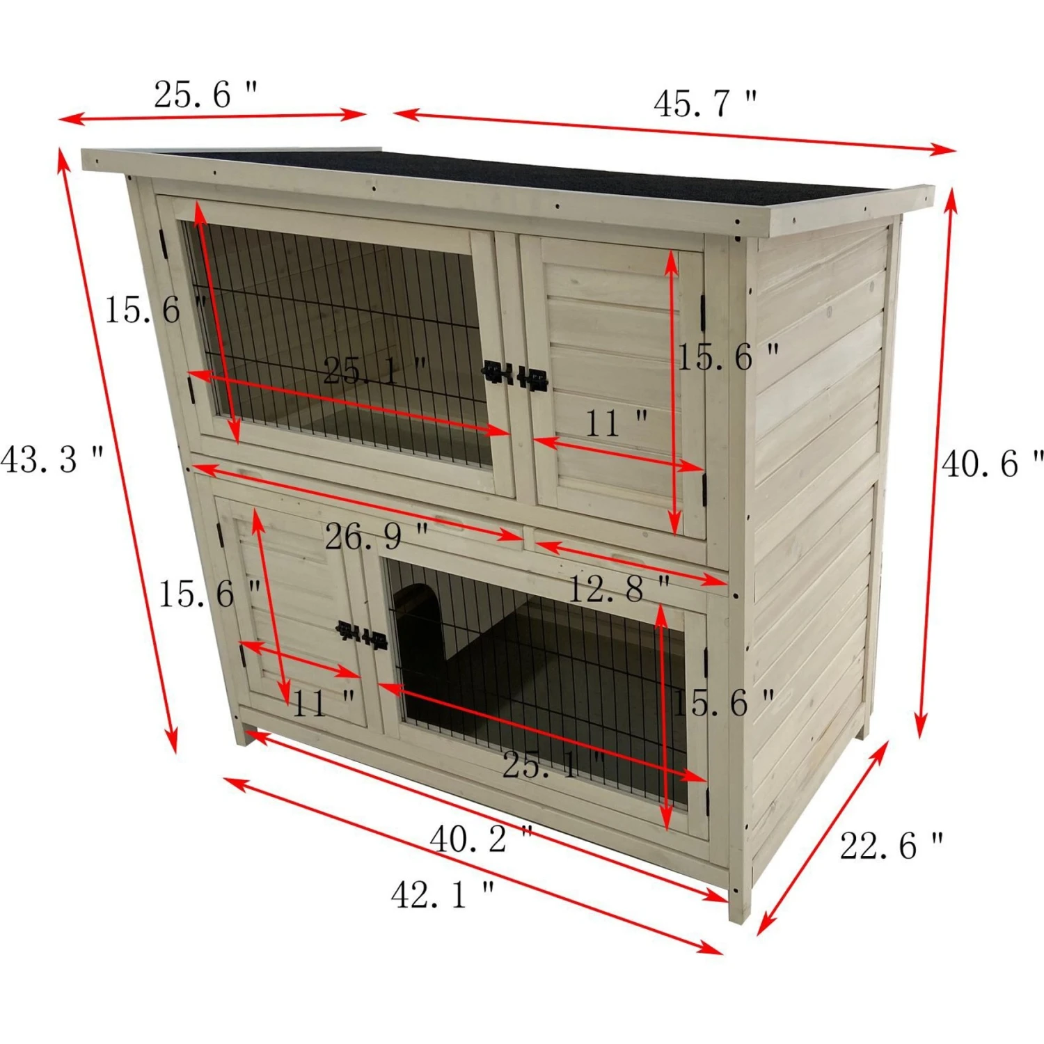 Zylina Modern 2 Story Rabbit High Rise 2 Zylina Modern 2 Story Rabbit High Rise - Image 2