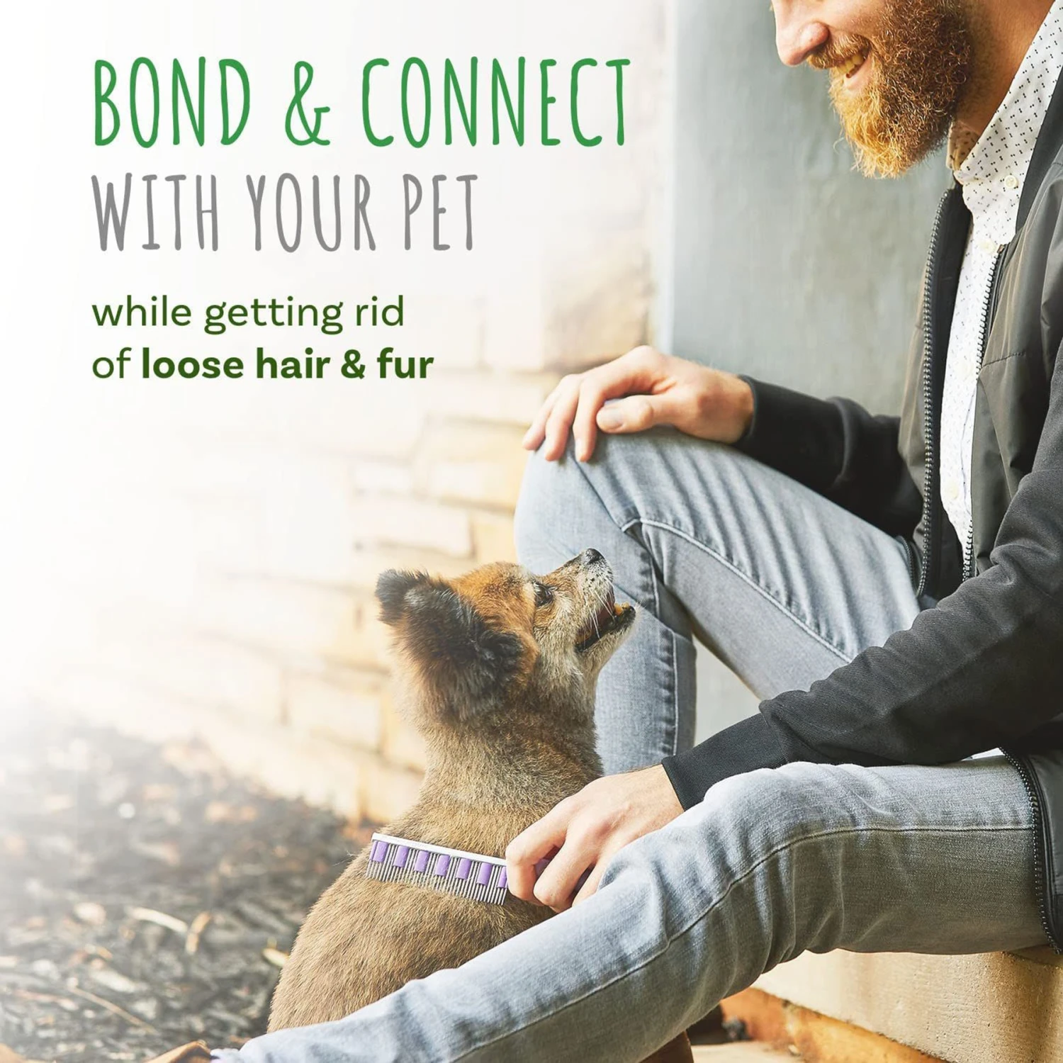 Small Pet Select Hair Buster Fur Detangler Comb Cat, Dog & Small-Pet Grooming Tool, Purple 5 Small Pet Select Hair Buster Fur Detangler Comb Cat, Dog & Small-Pet Grooming Tool, Purple - Image 5