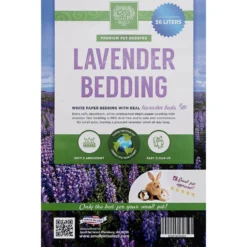 Small Pet Select Paper & Real Natural Lavender Small Pet Bedding, White & Purple, 56-lit -MiniMates Shop 862470 PT3. AC SS1800 V1684451256
