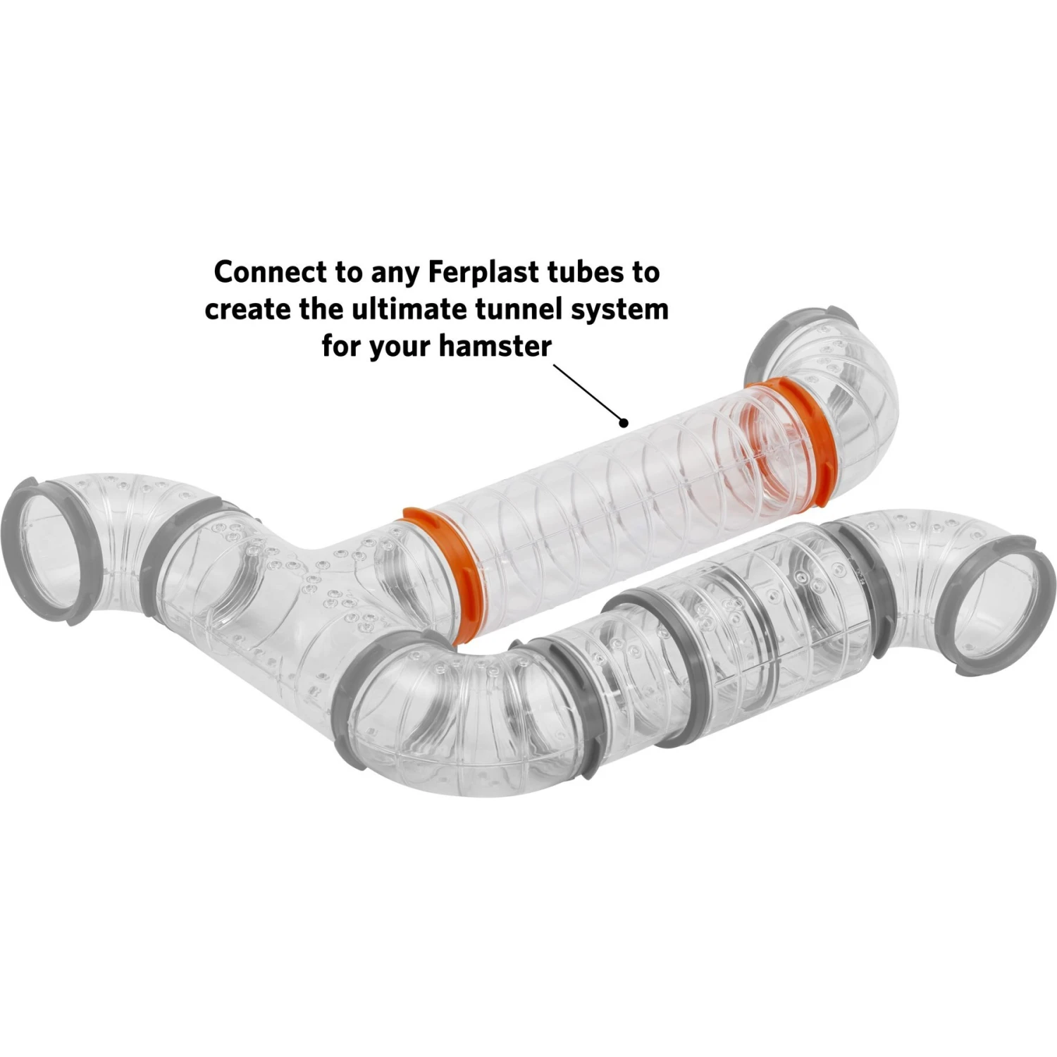 Ferplast Hamster Cage Play Tube, 8-in 3 Ferplast Hamster Cage Play Tube, 8-in - Image 3