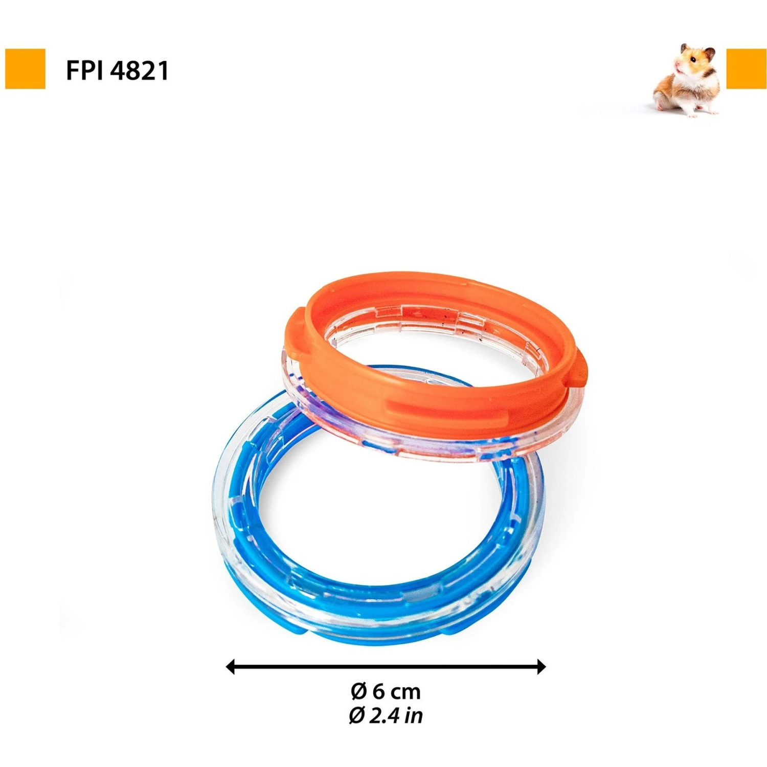 Ferplast Hamster Cage Two-Piece Spare Tube Plastic Connection Ring Piece 2 Ferplast Hamster Cage Two-Piece Spare Tube Plastic Connection Ring Piece - Image 2