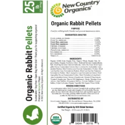 New Country Organics Pellets Rabbit Food, 25-lb Bag 7 New Country Organics Pellets Rabbit Food, 25-lb Bag -MiniMates Shop 893934 PT3. AC SS1800 V1688995253