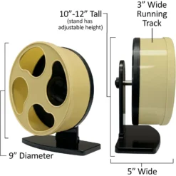 Exotic Nutrition Silent Runner Wheel 9-in Small Pet Toy, Cream 12 Exotic Nutrition Silent Runner Wheel 9-in Small Pet Toy, Cream -MiniMates Shop 919246 PT3. AC SS1800 V1693574882