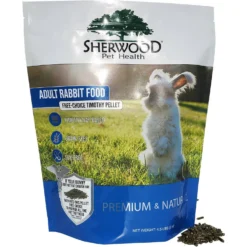 Sherwood Pet Health Adult Free Choice Timothy Rabbit Food, 4.5-lb Bag