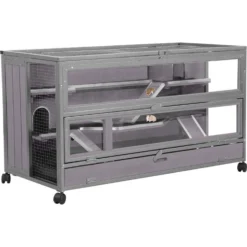 Aivituvin Anti-Chewing Wooden Hamster Cage