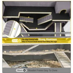 Aivituvin Anti-Chewing Wooden Hamster Cage -MiniMates Shop 922646 PT2. AC SS1800 V1690821668