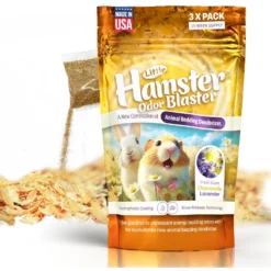 Little Savers Little Hamster Odor Blaster Natural Fresh Scent Small Pet Bedding Deodorizer, 1-oz Bag, 3 Count