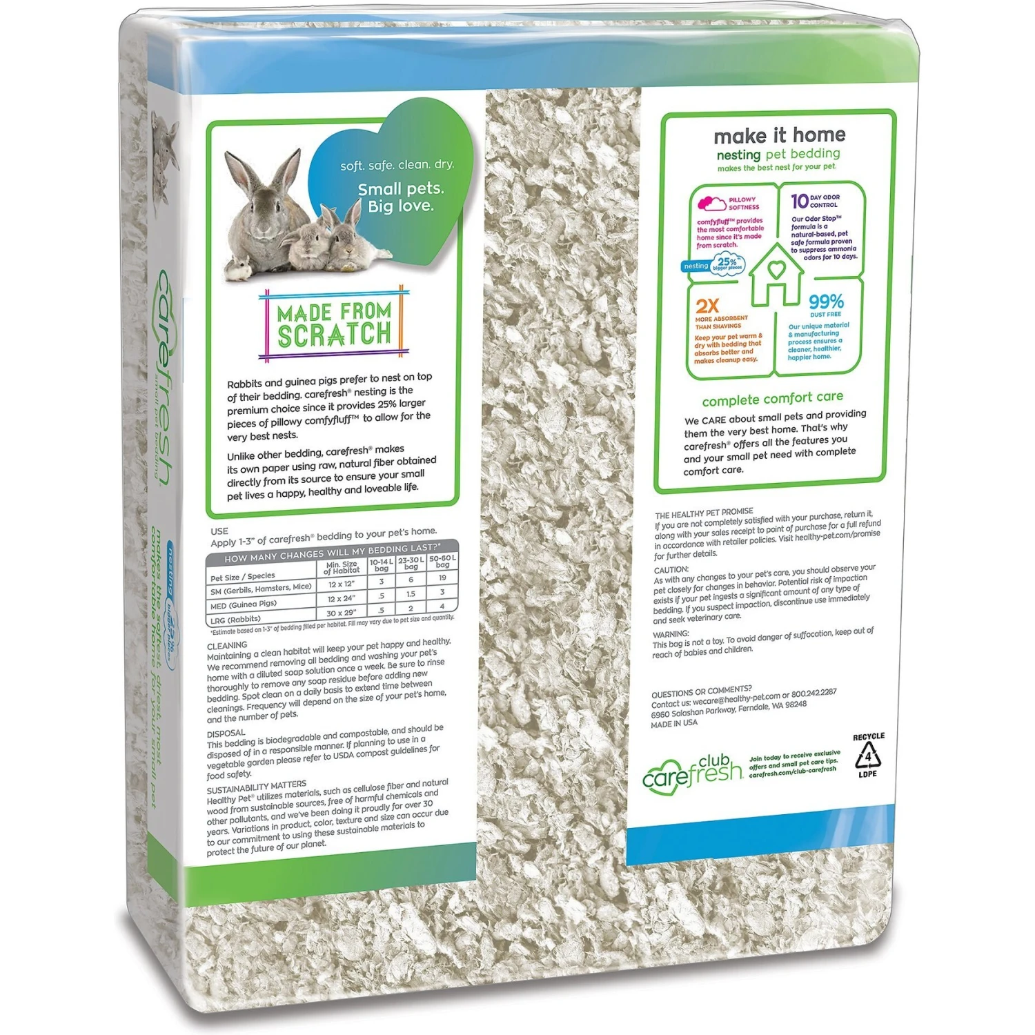 Carefresh Small Animal Nesting 2 Carefresh Small Animal Nesting - Image 2