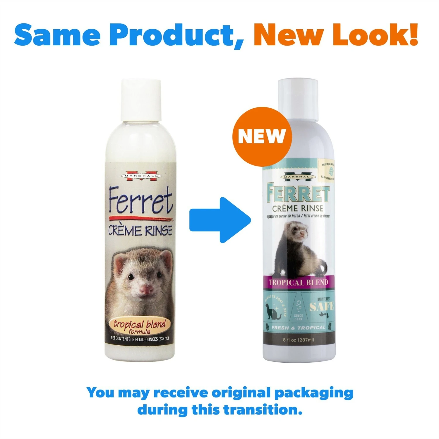 Marshall Tropical Blend Formula Creme Rinse For Ferrets 2 Marshall Tropical Blend Formula Creme Rinse For Ferrets - Image 2