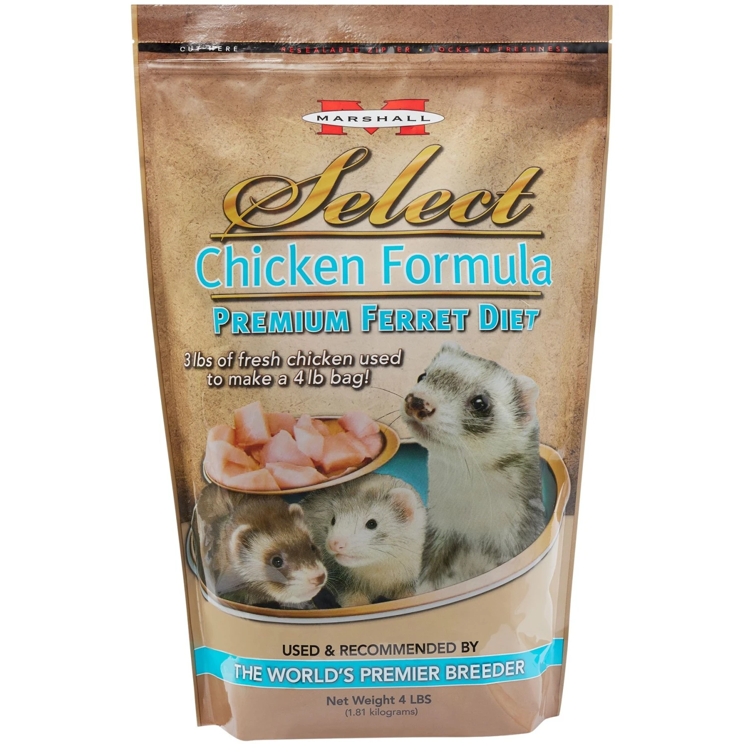 Marshall Select Chicken Formula Ferret Food 1 Marshall Select Chicken Formula Ferret Food