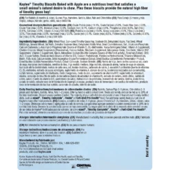 Kaytee Baked Apple Timothy Biscuit Small Animal Treats 9 Kaytee Baked Apple Timothy Biscuit Small Animal Treats -MiniMates Shop 95338 PT2. AC SS1800 V1569330658