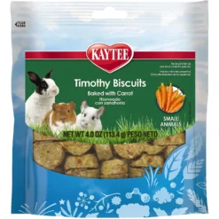 Kaytee Baked Carrot Timothy Biscuit Small Animal Treats