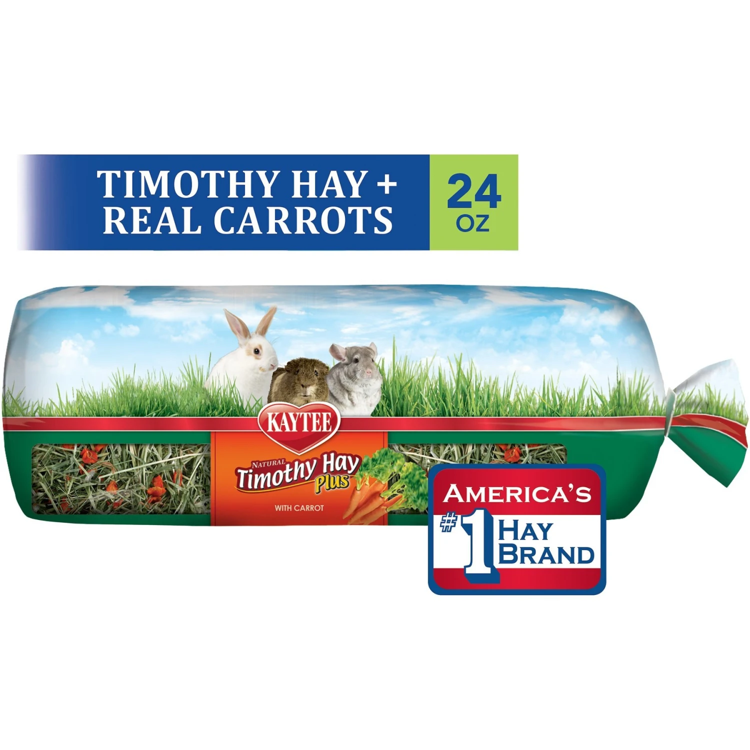Kaytee Timothy Hay Plus Carrots Small Animal Treat 2 Kaytee Timothy Hay Plus Carrots Small Animal Treat - Image 2