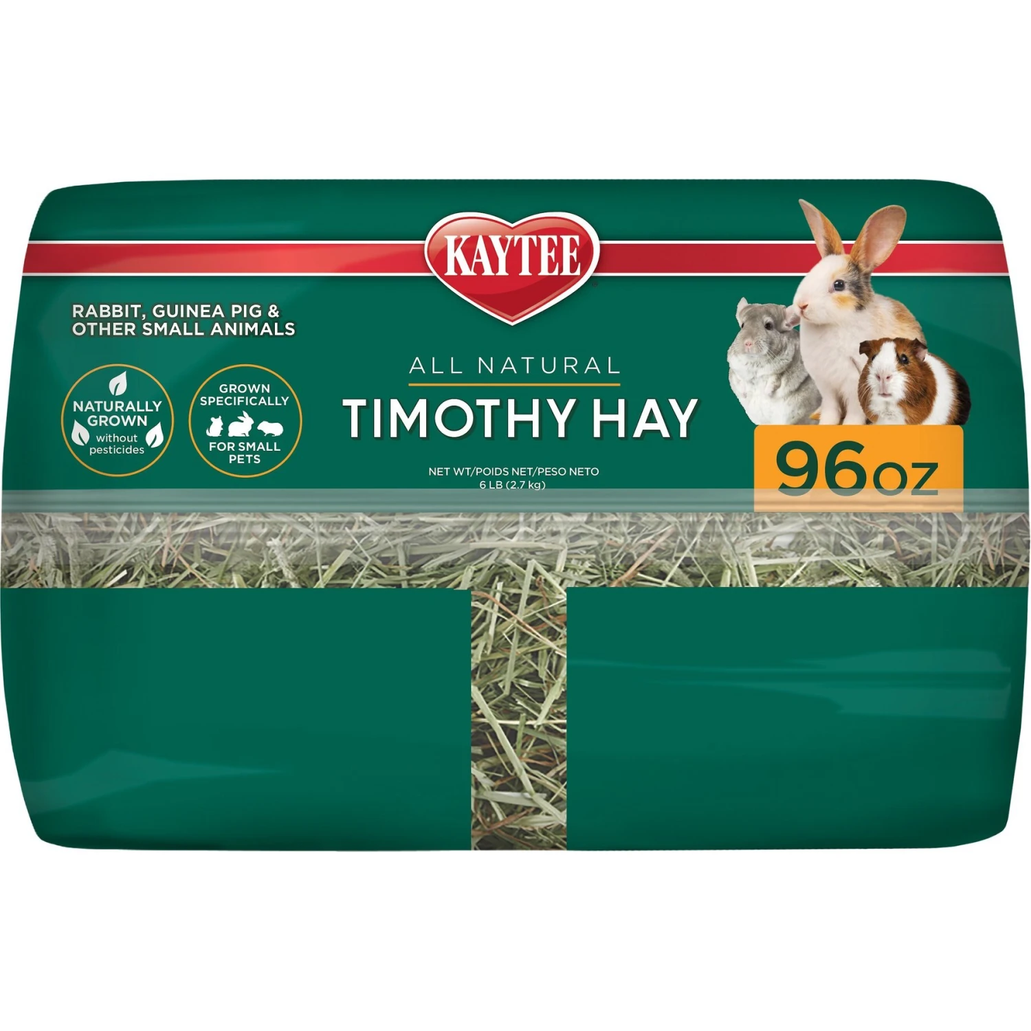 Kaytee Natural Timothy Hay Small Animal Food 3 Kaytee Natural Timothy Hay Small Animal Food - Image 3