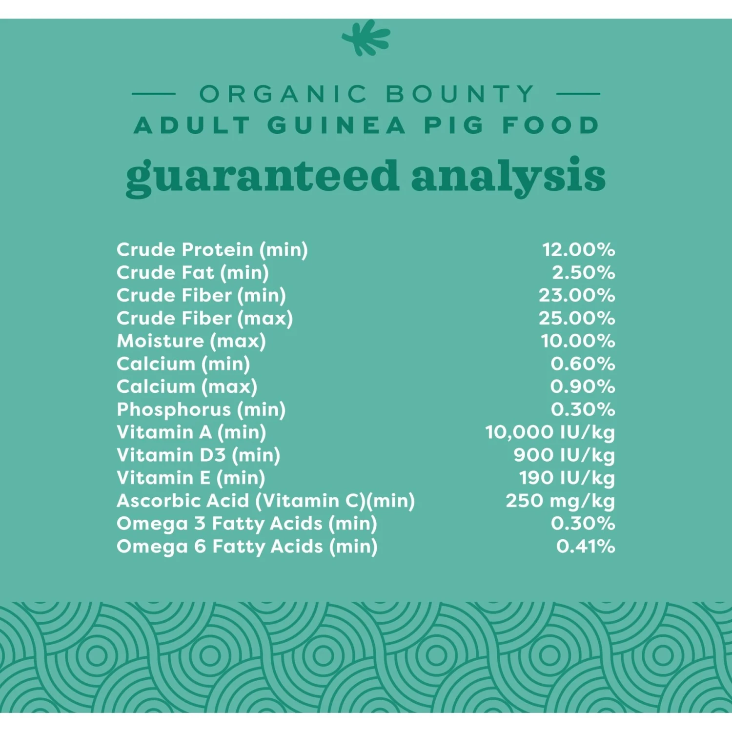 Oxbow Organic Bounty Adult Guinea Pig Food 5 Oxbow Organic Bounty Adult Guinea Pig Food - Image 5