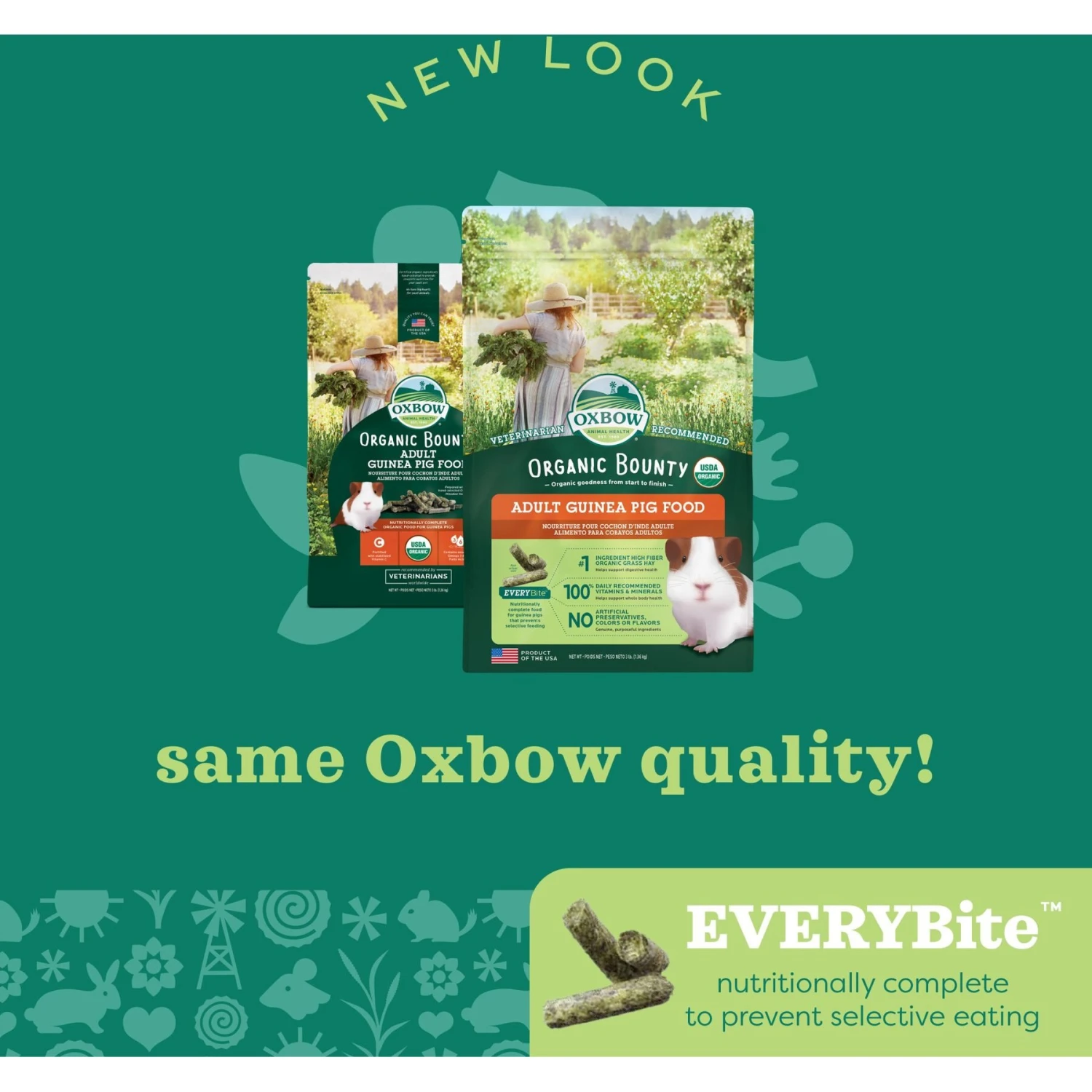 Oxbow Organic Bounty Adult Guinea Pig Food 7 Oxbow Organic Bounty Adult Guinea Pig Food - Image 7