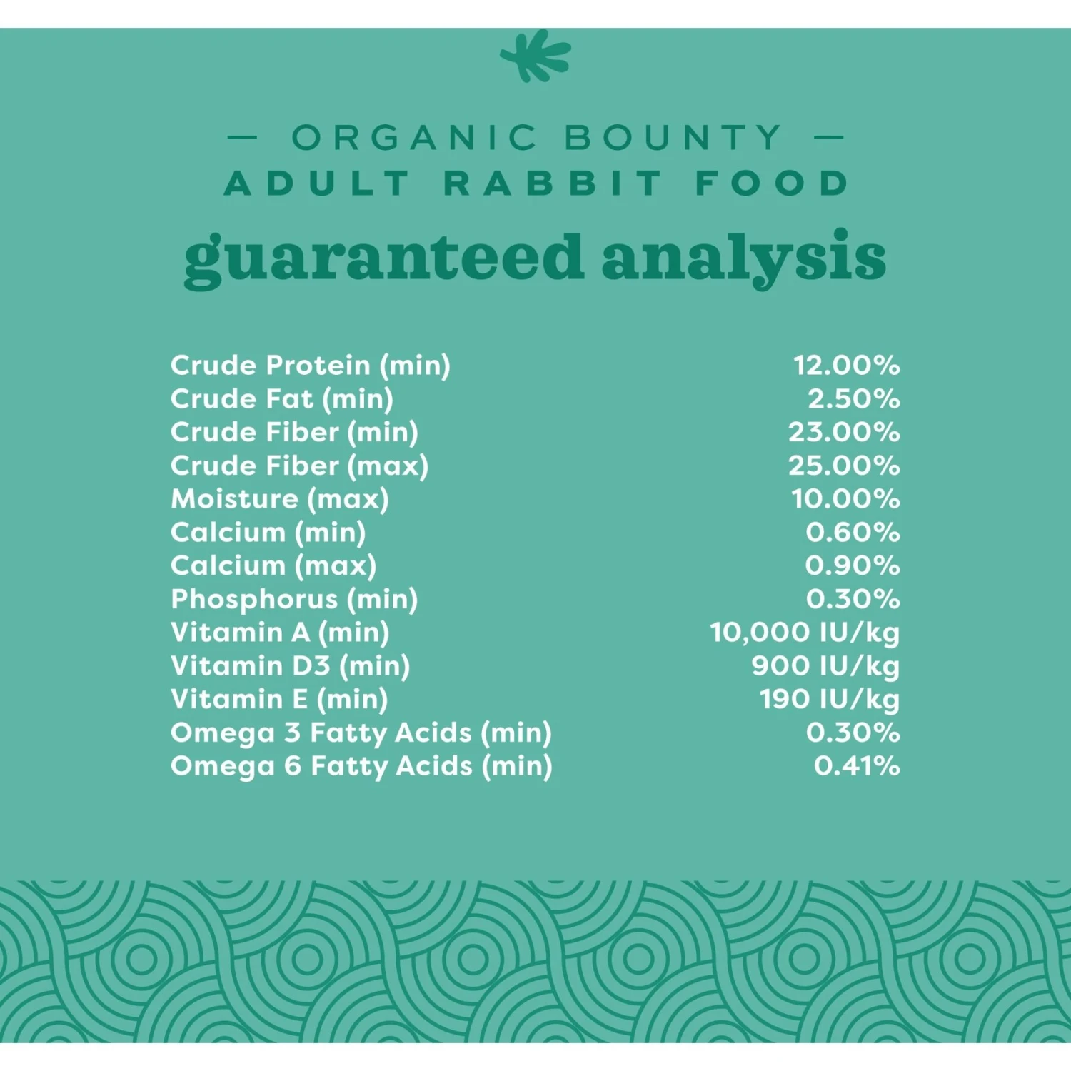 Oxbow Organic Bounty Adult Rabbit Food 5 Oxbow Organic Bounty Adult Rabbit Food - Image 5