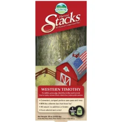 Oxbow Animal Health Harvest Hay Stacks Western Timothy Hay All Natural Hay For Rabbits, Guinea Pigs, Chinchillas, Hamsters & Gerbils