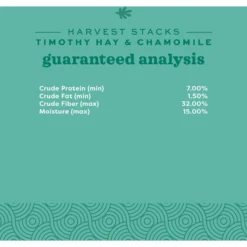 Oxbow Animal Health Harvest Hay Stacks Western Timothy Hay With Chamomile All Natural Hay For Rabbits, Guinea Pigs, Chinchillas, Hamsters & Gerbils 12 Oxbow Animal Health Harvest Hay Stacks Western Timothy Hay With Chamomile All Natural Hay For Rabbits, Guinea Pigs, Chinchillas, Hamsters & Gerbils -MiniMates Shop 96017 PT3. AC SS1800 V1661823922