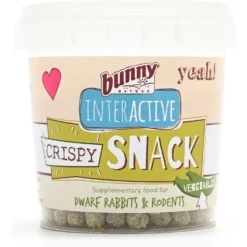 Bunny Nature Crispy Snack Vegetables Rabbit & Hamster Treats, 1-oz Tub