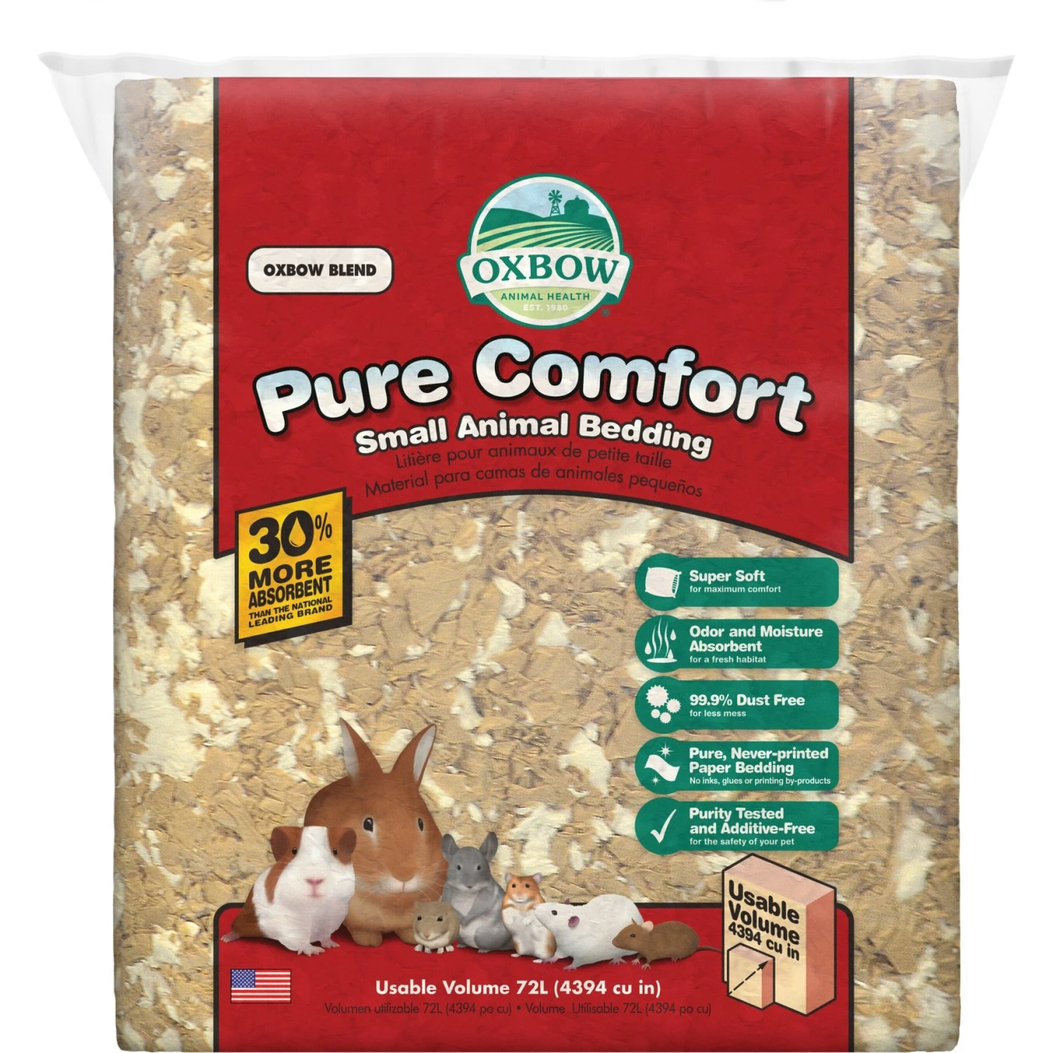 Oxbow Pure Comfort Small Animal Bedding, Oxbow Blend 1 Oxbow Pure Comfort Small Animal Bedding, Oxbow Blend