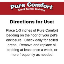 Oxbow Pure Comfort Small Animal Bedding, White -MiniMates Shop 96081 PT8. AC SS1800 V1588943217