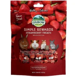 Oxbow Simple Rewards Freeze-Dried Strawberry Small Animal Treats