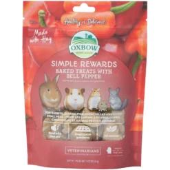 Oxbow Simple Rewards Oven Baked With Bell Pepper Small Animal Treats