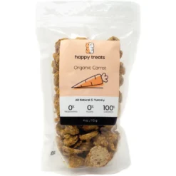 Happy Habitats Tiny Pet Treats Carrot Freeze-Dried Small Animal Treats, 4-oz Bag