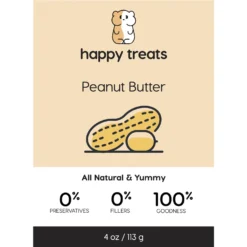 Happy Habitats Tiny Pet Treats Peanut Butter Freeze-Dried Small Animal Treats, 4-oz Bag 6 Happy Habitats Tiny Pet Treats Peanut Butter Freeze-Dried Small Animal Treats, 4-oz Bag -MiniMates Shop 961150 PT3. AC SS1800 V1697134051