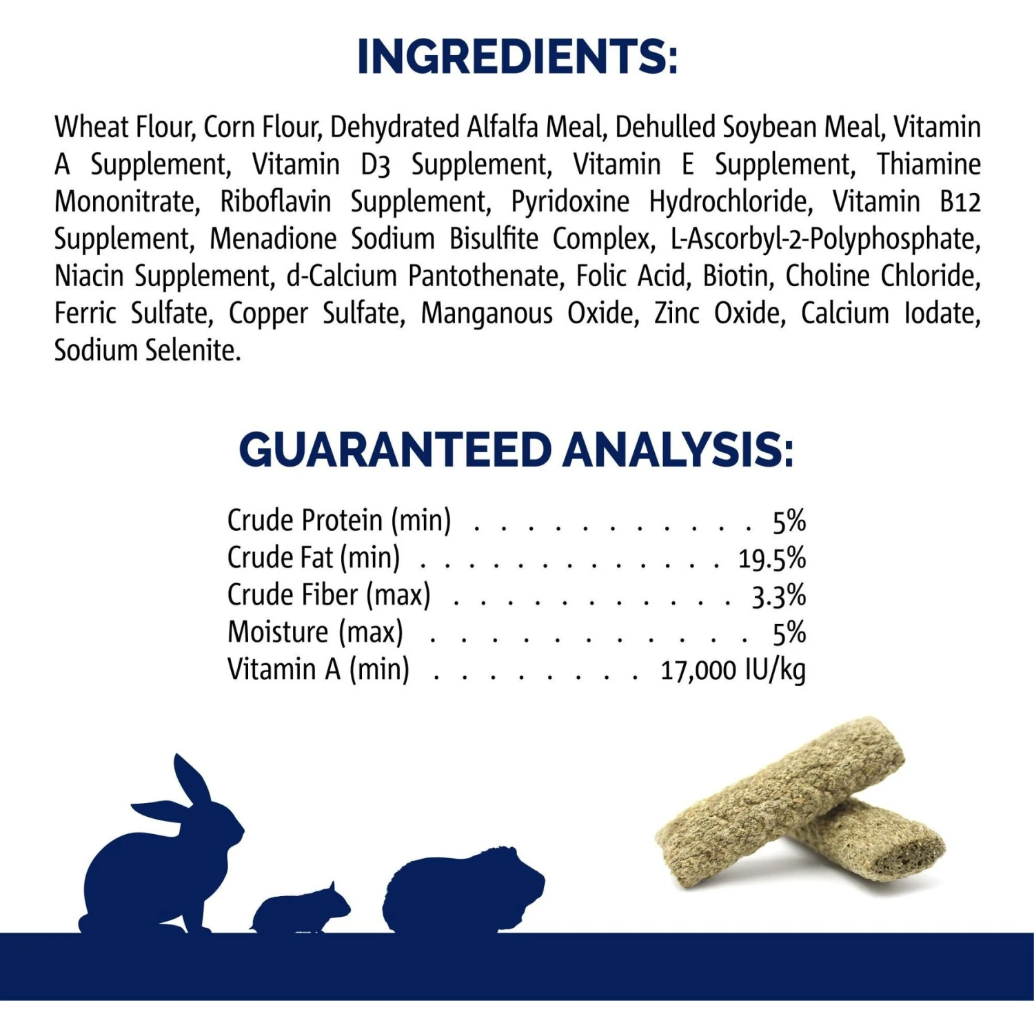 Vitakraft Slims Alfalfa Hay Crispy Nibble Stick Small Animal Treats 5 Vitakraft Slims Alfalfa Hay Crispy Nibble Stick Small Animal Treats - Image 5