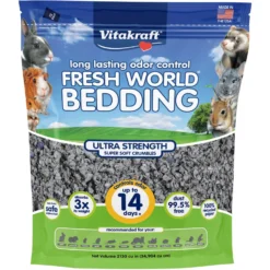 Vitakraft Fresh World Ultra Strength Litter Box & Cage Small Animal Bedding