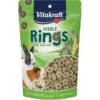 Vitakraft Crunchy Alfalfa Nibble Rings Rabbit, Guinea Pig, Hamster & Small Animal Treat, 10.6-0z Bag