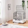 Yaheetech 2-Level Rolling Rabbit Cage, Gray