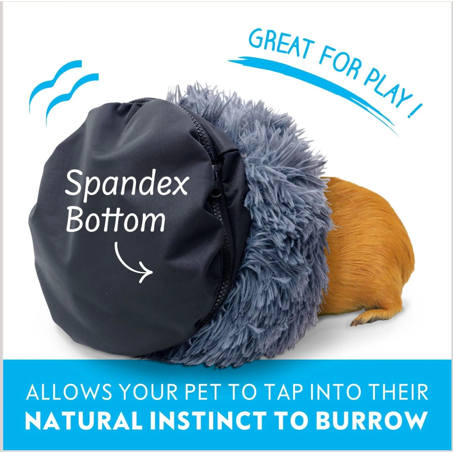 Paw Inspired Furr-O Burrowing Guinea Pig & Small Pet Bed 3 Paw Inspired Furr-O Burrowing Guinea Pig & Small Pet Bed - Image 3
