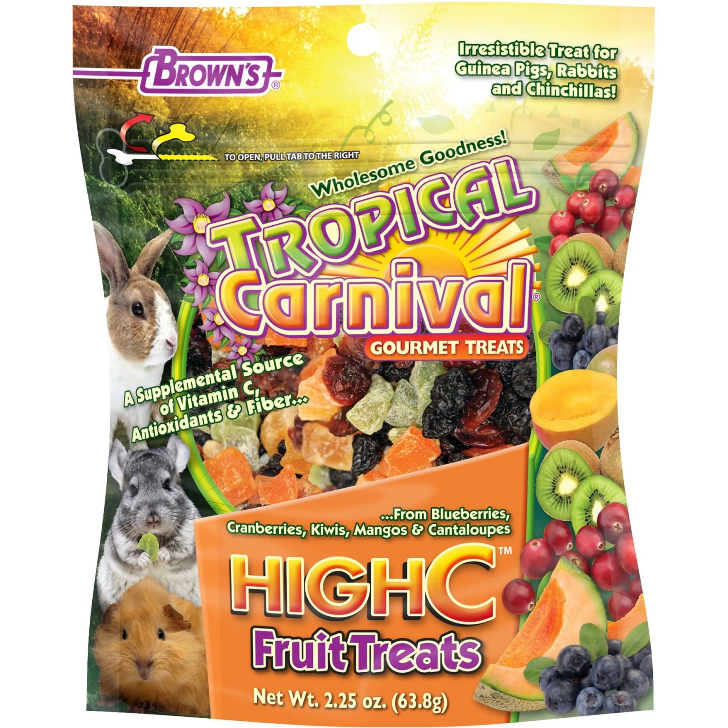 Brown's Tropical Carnival High-C Small Animal Treats 1 Brown's Tropical Carnival High-C Small Animal Treats