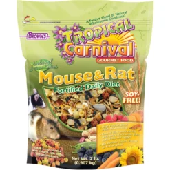 Brown's Tropical Carnival Fortified Daily Diet Natural Mouse & Rat Food