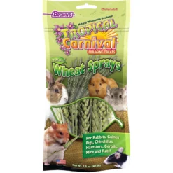 Brown's Tropical Carnival Natural Wheat Sprays Small Animal Treats