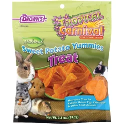 Brown's Tropical Carnival Sweet Potato Yummies Small Animal Treats