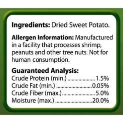 Brown's Tropical Carnival Sweet Potato Yummies Small Animal Treats -MiniMates Shop 97258 PT3. AC SS1800 V1585857055
