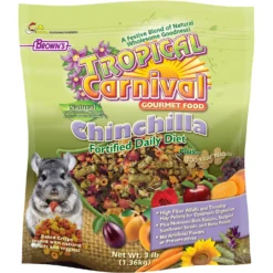 Brown's Tropical Carnival Natural Fortified Daily Diet Chinchilla Food
