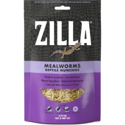 Zilla Reptile Munchies Mealworms Lizard Food