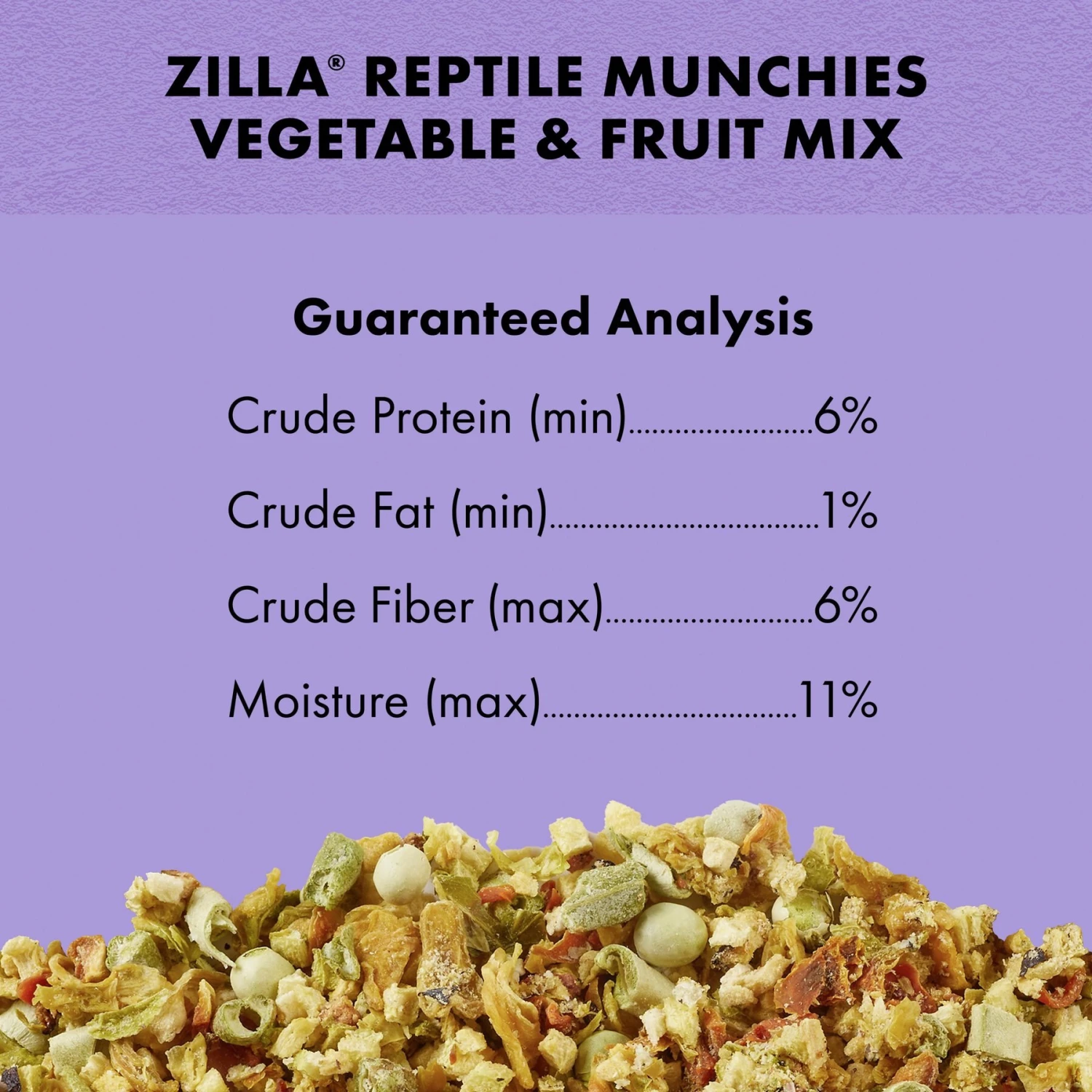 Zilla Small Animal Munchies Vegetable & Fruit Mix Lizard Food 6 Zilla Small Animal Munchies Vegetable & Fruit Mix Lizard Food - Image 6