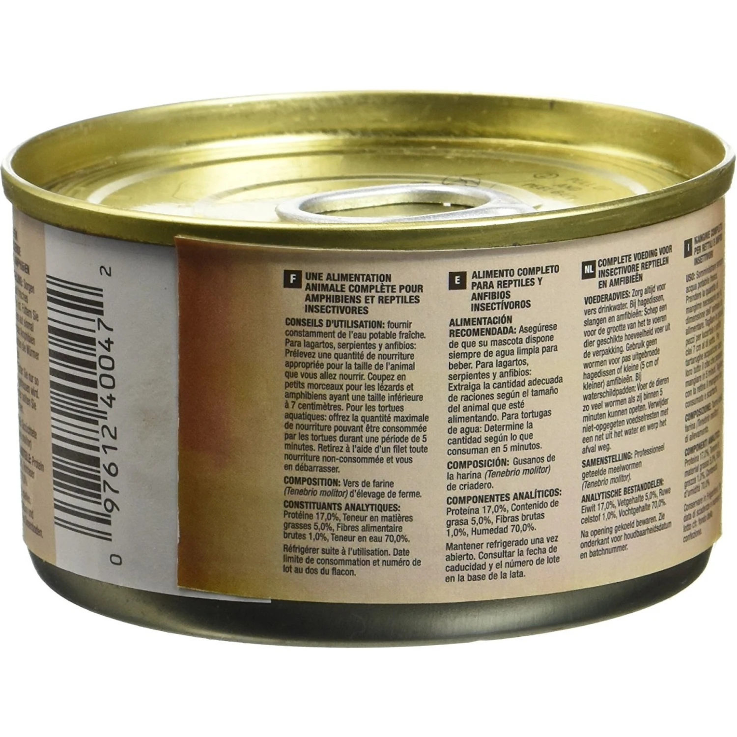 Zoo Med Can O' Mini Mealies Reptile & Bird Food 2 Zoo Med Can O' Mini Mealies Reptile & Bird Food - Image 2